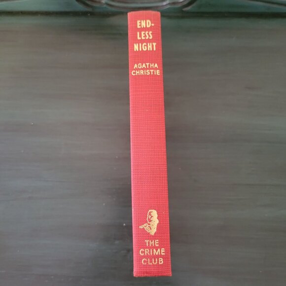Agatha Christie 1st Ed Book Mystery Novel Staging Decor ENDLESS NIGHT Hardcover - Picture 5 of 10
